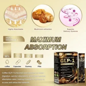 CrazyLeaf® GLP-1 & NAD Herbal Mushroom Instant Coffee