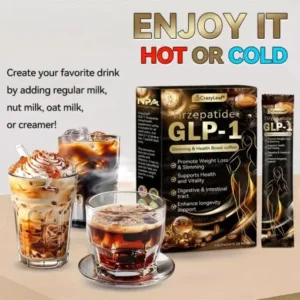 CrazyLeaf® GLP-1 & NAD Herbal Mushroom Instant Coffee