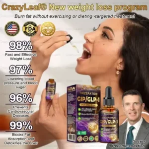 CrazyLeaf® Tirzepatide GIP/GLP-1 Drops