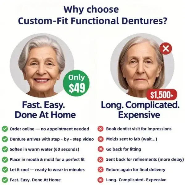 NESLEMY™ Custom-Fit Functional Dentures Smile with Confidence
