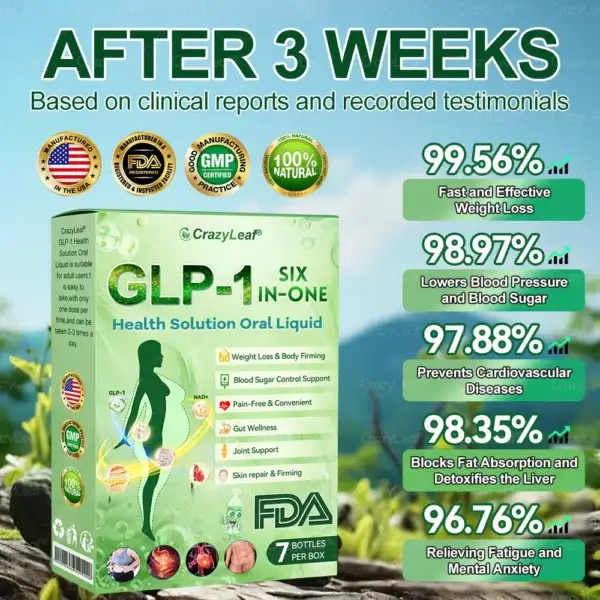 Crazyleaf® GLP-1 Six in One Health Solution Oral Liquid