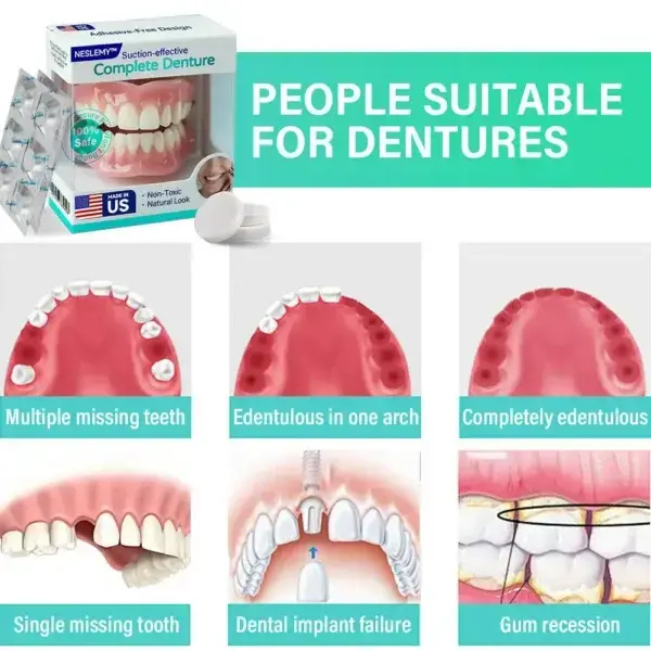 NESLEMY® Suction-effective Complete Denture